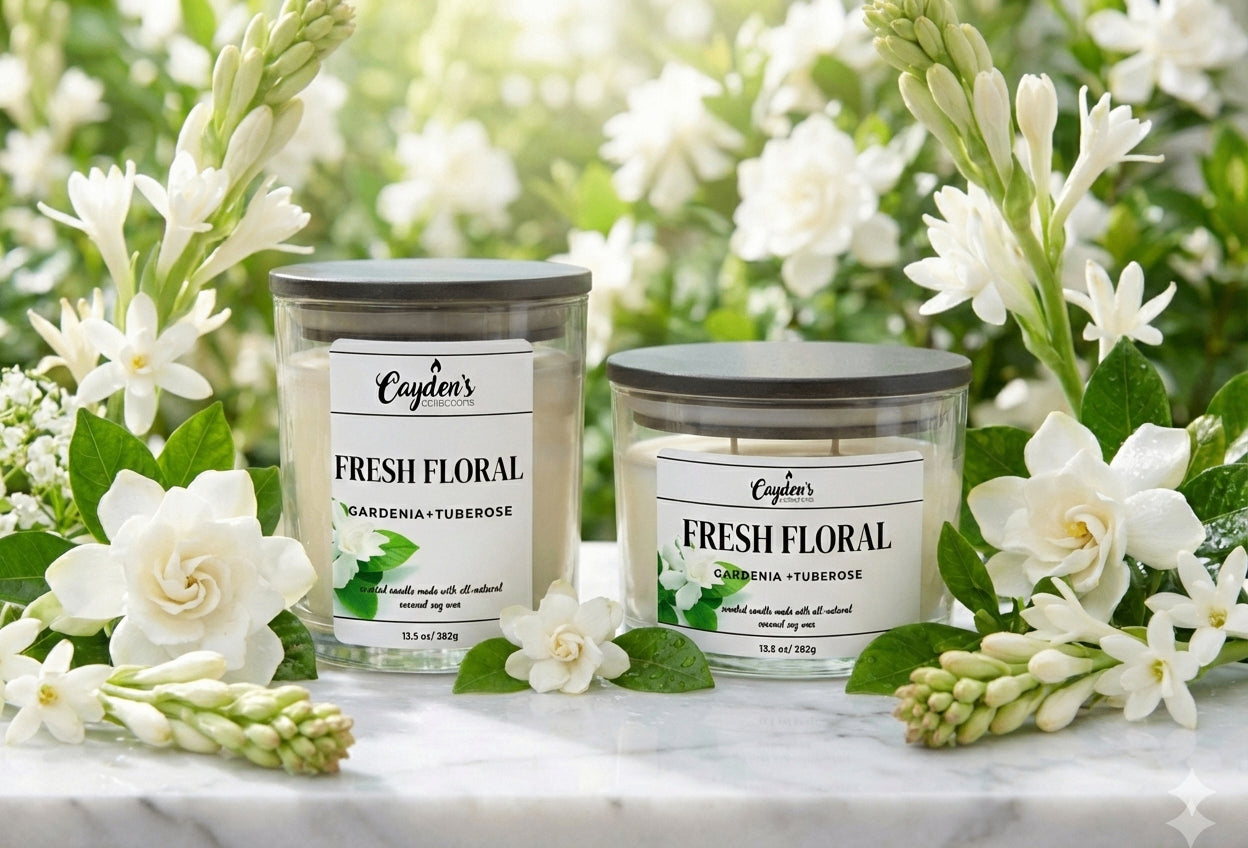 Fresh Floral Candle